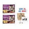 Whiskas Pouch Güveç Eti Çeşitli Yavru Kedi Konservesi 4x85gr 13’lü Paket
