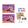 Whiskas Pouch Sos İçinde Sığırlı ve Tavuklu Yavru Kedi Konservesi 4x85gr13’lü Paket
