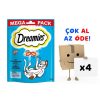 Dreamies Mega Pack İç Dolgulu Somonlu Kedi Ödülü 180gr 4’lü Paket
