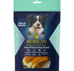 Nobilus Köpek Ödül Maması Tavuk ve Kalsiyum Kemikli Sargı 80 Gr