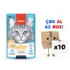 Wanpy Stew Pouch Tavuklu Yaş Kedi Maması 70g 10’lu Paket