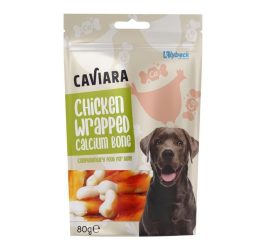 Caviara Tavuk Etli Kalsiyum Kemik Köpek Ödülü 80 Gr