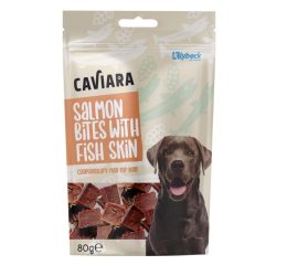 Caviara Balık Derisi ve Somonlu Köpek Ödülü 80 Gr