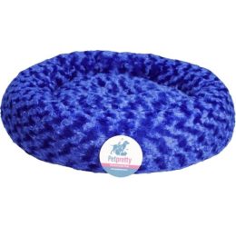 Pet Pretty Simit Yatak Peluş Mavi 55×55 cm