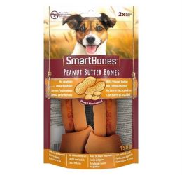 Smart Bones Fıstık Ezmeli Medium Kemik Köpek Ödülü 2 Parça – 158 Gr