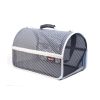 MİGNO FLYBAG Voyager Fileli Kedi Köpek Taşıma Çantası – Gri