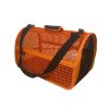 MİGNO FLYBAG Voyager Fileli Kedi Köpek Taşıma Çantası – Tucuncu