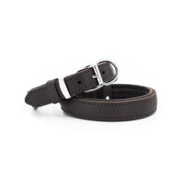 Doggie Yağlı Deri Boyun Tasması Yağlıkahve 2,5X37-45Cm