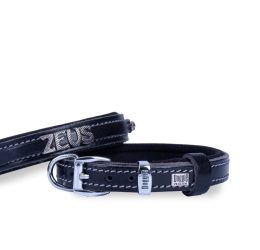Doggie Konforlu Gerçek Deriden El Yapımı İsimlikli Köpek Boyun Tasması 2×30-35cm – Siyah
