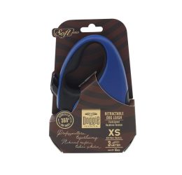 Doggie Otomatik Uzatma Tasması Soft Seri Royalmavi 12Kg/3Mt