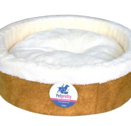 PetPretty Spesiyal Simit Köpek Yatağı 46 Cm Hardal