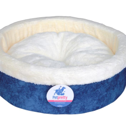 PetPretty Spesiyal Simit Köpek Yatağı 46 Cm Mavi