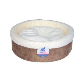 PetPretty Spesiyal Simit Köpek Yatağı 46 Cm Bej