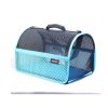 MİGNO FLYBAG Voyager Fileli Kedi Köpek Taşıma Çantası – Turkuaz-Siyah