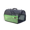 MİGNO FLYBAG Voyager Fileli Kedi Köpek Taşıma Çantası – Yeşil-Siyah
