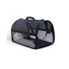 MİGNO FLYBAG Şeffaf Fileli Kedi Köpek Taşıma Çantası – Siyah