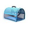 MİGNO FLYBAG Şeffaf Fileli Kedi Köpek Taşıma Çantası – Turkuaz