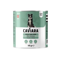 Caviara Sos İçinde Parçacıklı Tavuklu Yetişkin Köpek Konservesi 415 Gr