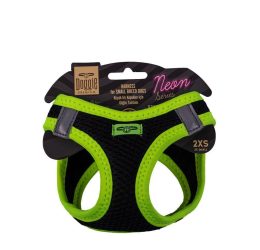 Doggie Havalı Dokuma Neon Serisi Küçük Irk Göğüs Tasması Sarı 2Xs-26-30Cm