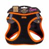 Doggie Havalı Dokuma Neon Serisi Küçük Irk Göğüs Tasması Turuncu M-38-44Cm