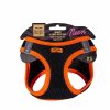 Doggie Havalı Dokuma Neon Serisi Küçük Irk Göğüs Tasması Turuncu Xs-30-34Cm