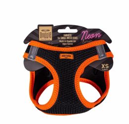 Doggie Havalı Dokuma Neon Serisi Küçük Irk Göğüs Tasması Turuncu Xs-30-34Cm