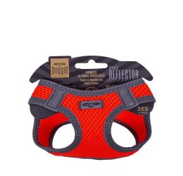 Doggie Havalı Dokuma Reflektör Serisi Küçük Irk Göğüs Tasması Turuncu 3Xs-22-26Cm