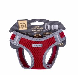 Doggie Havalı Dokuma Reflektör Serisi Küçük Irk Göğüs Tasması Kırmızı 2Xs-26-30Cm