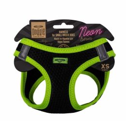 Doggie Havalı Dokuma Neon Serisi Küçük Irk Göğüs Tasması Sarı Xs-30-34Cm