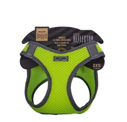 Doggie Havalı Dokuma Reflektör Serisi Küçük Irk Göğüs Tasması Sarı 2Xs-26-30Cm