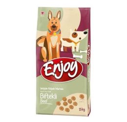Enjoy Biftekli Yetişkin Köpek Maması 15 Kg