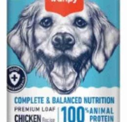 Wanpy Tahılsız %100 Gerçek Et Tavuklu Köpek Konservesi 375 gr