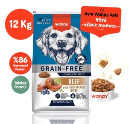 Wanpy Tahılsız Sığır Etli Yetişkin Köpek Maması 12 kg