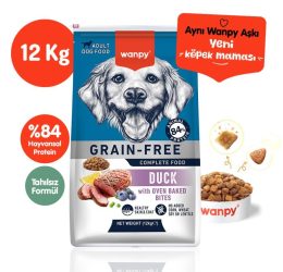 Wanpy Tahılsız Ördekli Yetişkin Köpek Maması 12 kg