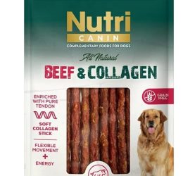 Nutri Canin Sığır Etli ve Kolajenli Tahılsız Köpek Et Ödülü 80 Gr