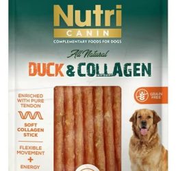 Nutri Canin Ördek Etli ve Kolajenli Tahılsız Köpek Et Ödülü 80 Gr.