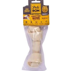 Delibon Deri El İşi Kemik Düğüm Kemik Model Beyaz 16 Cm
