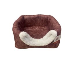 Petpretty Comfort Üç Fonksiyonlu Kedi Yatağı Gül Kurusu 42x42x23cm