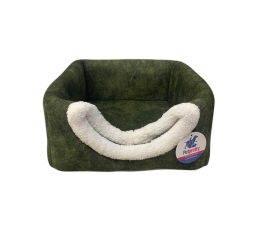 Petpretty Comfort Üç Fonksiyonlu Kedi Yatağı Haki 42x42x23cm
