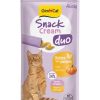 Gimcat Snack Cream Duo Tavuklu – Balkabaklı Kedi Ödülü 6x15gr