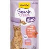 Gimcat Snack Cream Duo Somonlu – Domatesli Kedi Ödülü 6x15gr