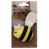 Eastland Catnipli Peluş Dijital Sesli Arı Kedi Oyuncağı 6,5 Cm