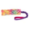 Eastland Bungee İpli Öten Peluş Oyuncak Gökkuşağı Köpek Oyuncağı 52 Cm