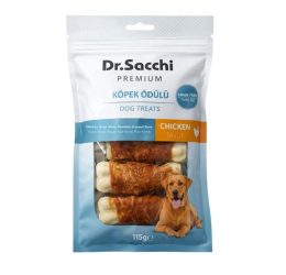 Dr.Sacchi Tavuk Sargılı Kemik Köpek Ödülü 5’li 115 Gr