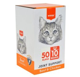 Wanpy Sığır Eti Tavuklu Kedi Ödülü 60X14 Gr ( Bone Support ) 60’lı Kutu