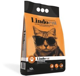Lindocat Charme Amber Kokulu Kalın Taneli Kedi Kumu 10 Lt