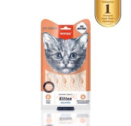 Wanpy Somonlu Yavru Kedi Krema Ödülü 5×14 Gr