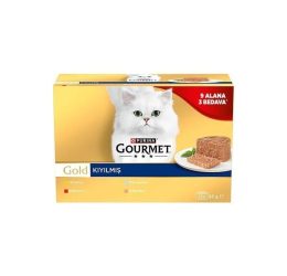 Gourmet Gold Kıyılmış Mix Seri Kedi Konservesi 85 gr 12 Al 9 Öde