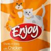 Enjoy Sos İçinde  Parçacıklı Tavuklu  Kedi Pouch Yaş Maması 85 Gr