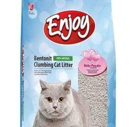Enjoy Bebek Pudralı  Kedi Kumu 10 Lt (İnce)